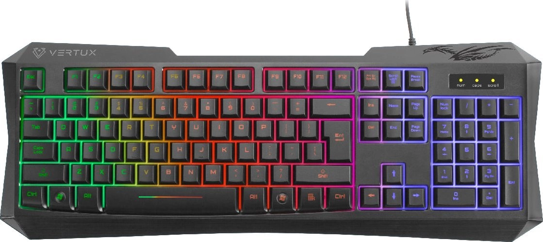 Klawiatura Vertux Vertux Klawiatura Przewodowa Tactile