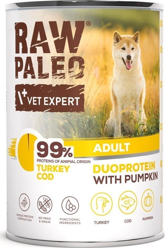 RAW PALEO Duoprotein Turkey  Cod Adult