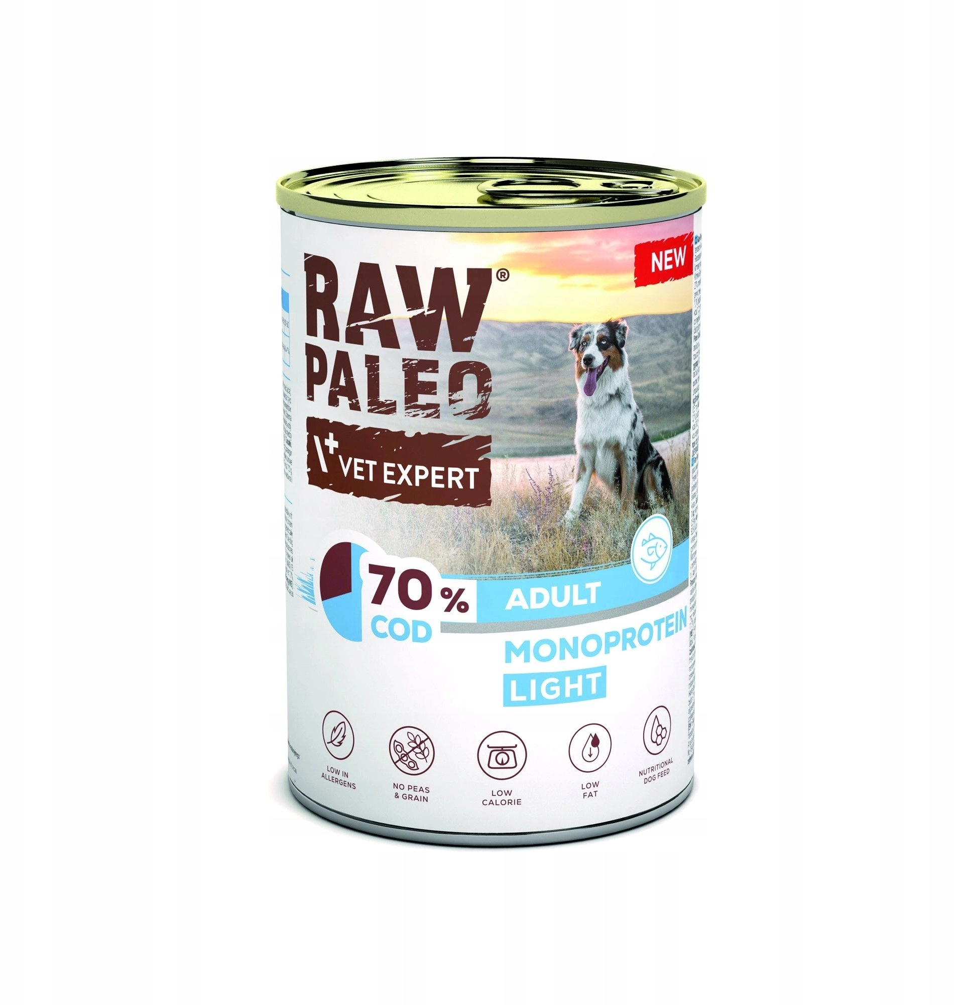 VETEXPERT Raw Paleo Cod Light Monoprotein