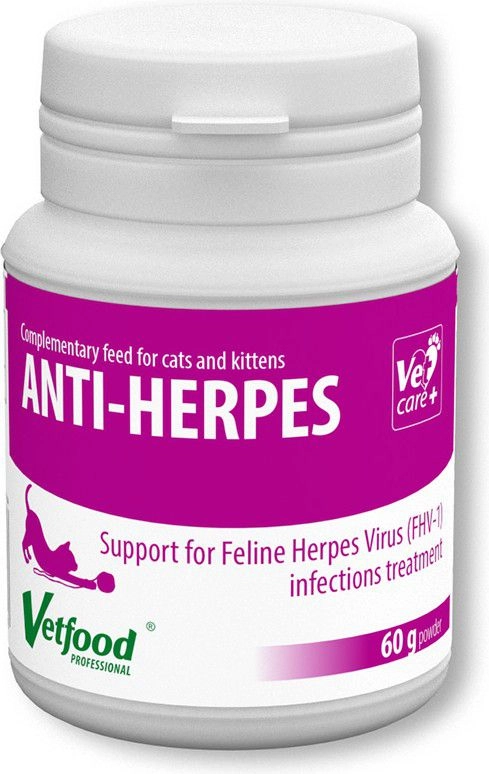 Vetfood Anti-Herpes supports immunity for cats