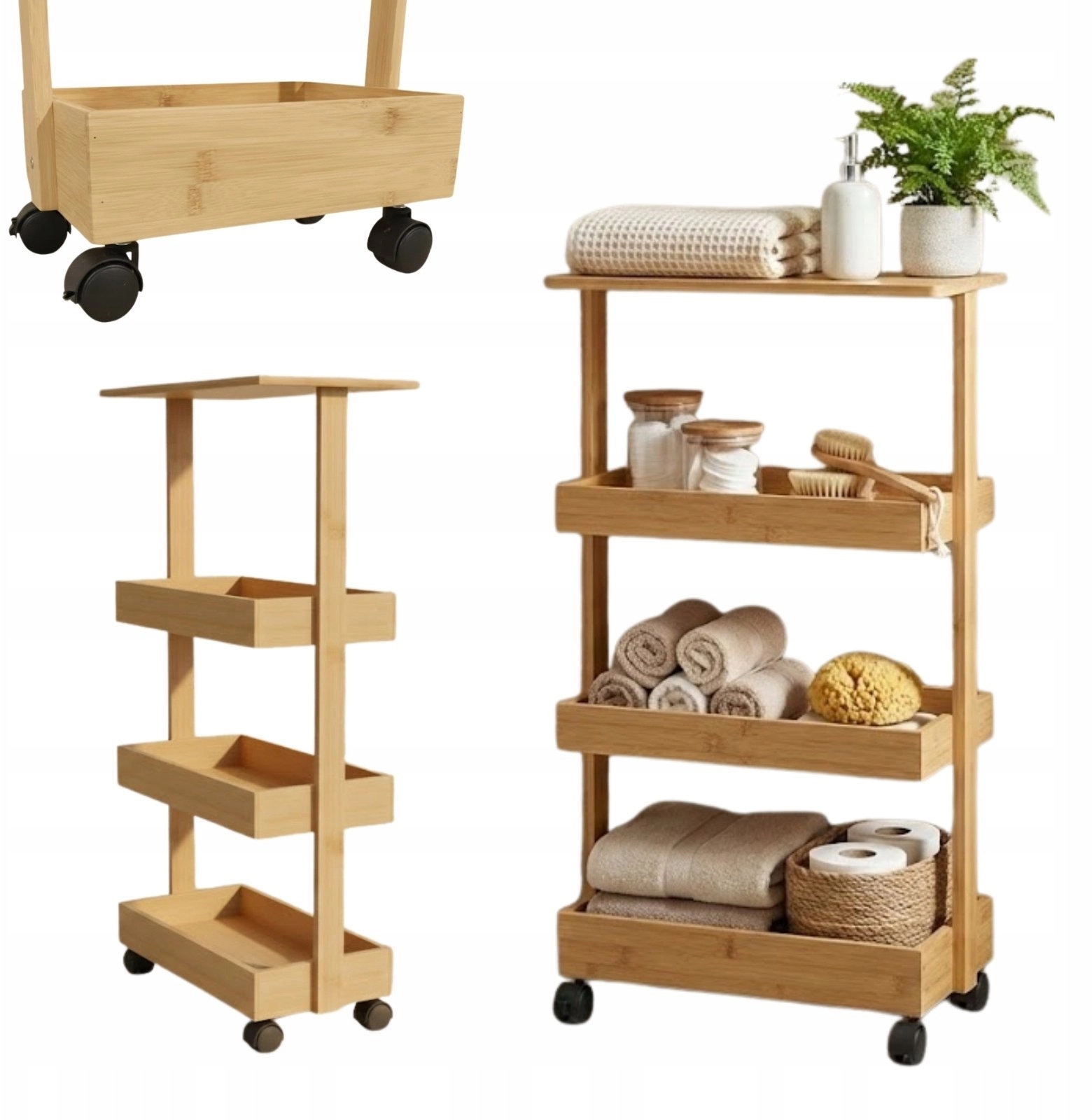 HYGA kitchen shelf on wheels  87
