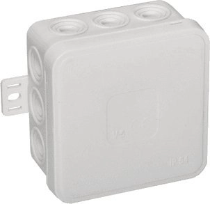 Hermetic box IP54 75x75x41mm white V03501