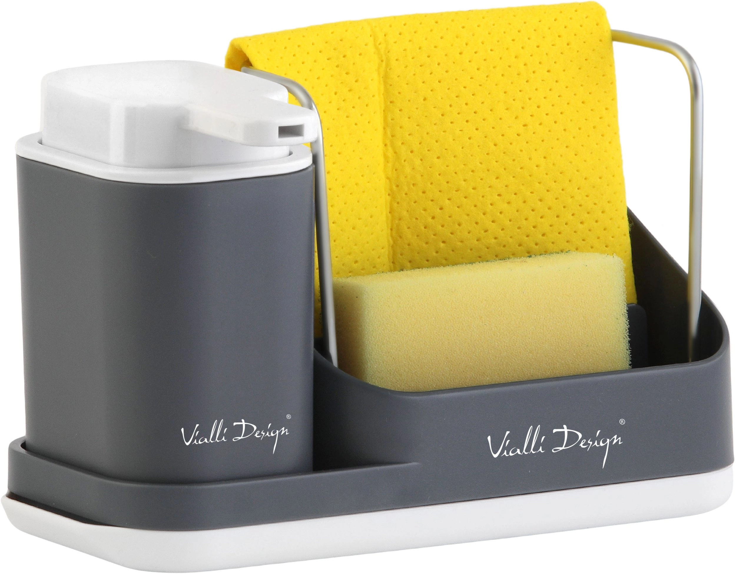 Vialli Design Organizer kuchenny z dozownikiem