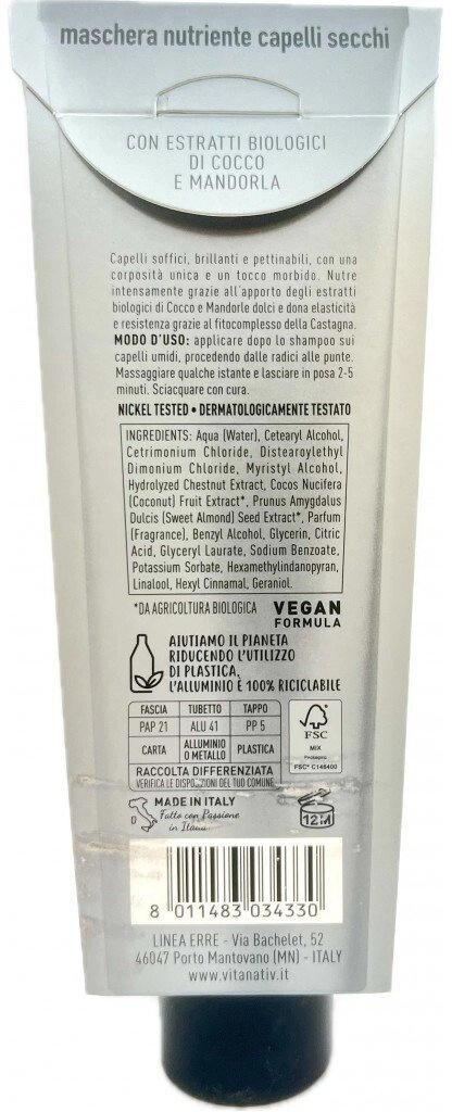 VITANATIV Eco Professional Maska odżywcza do
