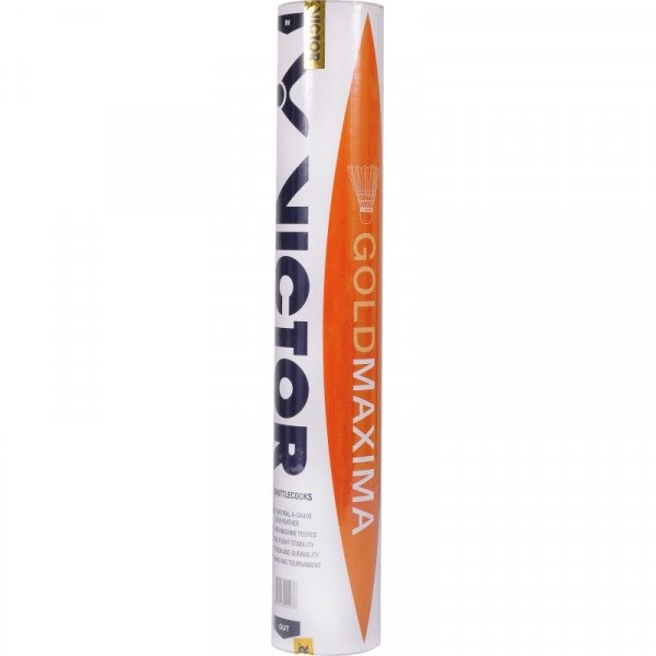 VICTOR Gold Maxima badminton shuttlecocks (12pcs)