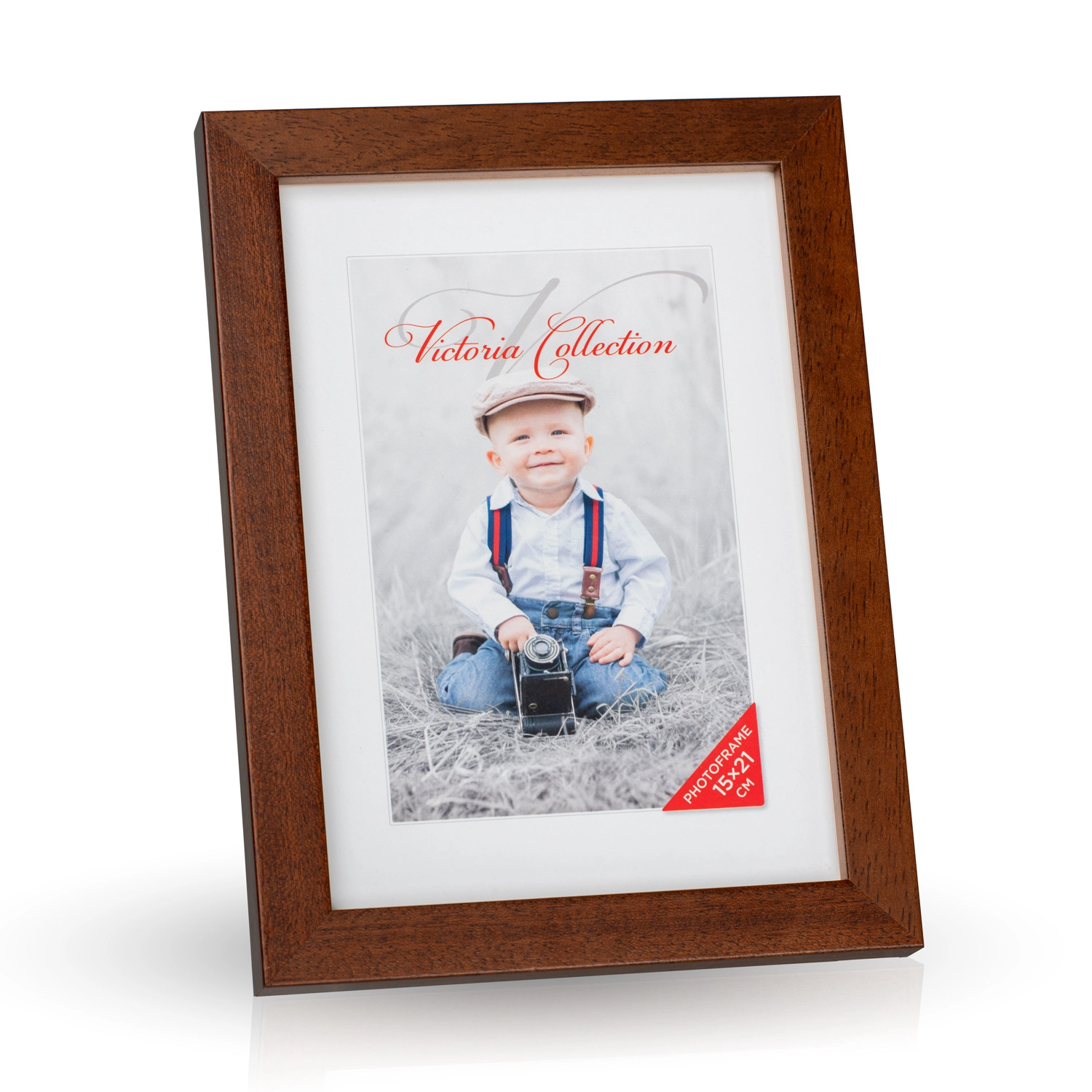 Cubo photo frame 15x21  brown 21394