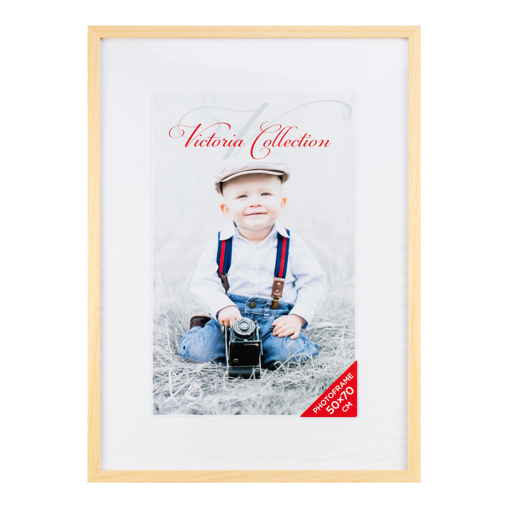 Cube photo frame 50x70  natural (VF2276)