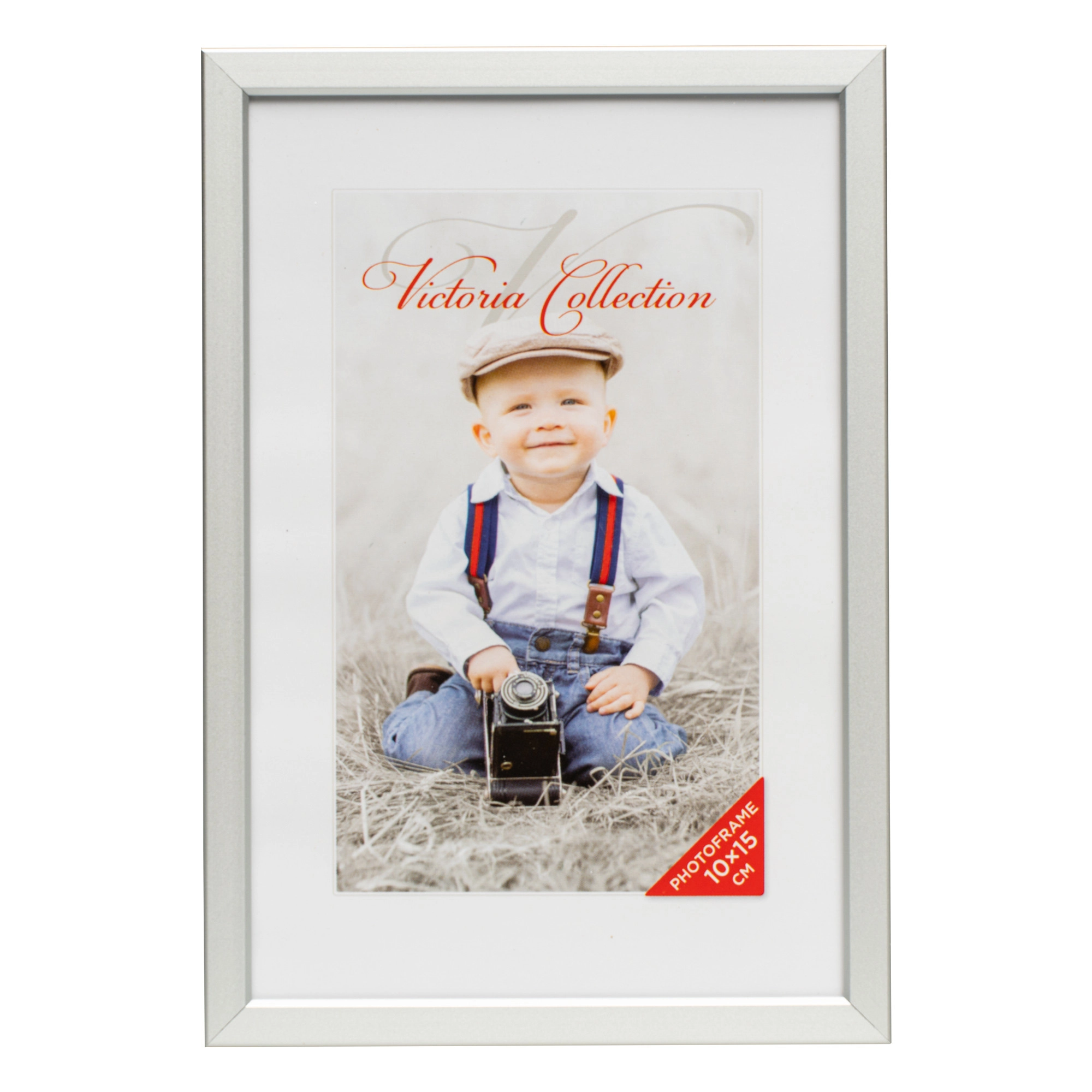 Photo frame Aluminium 10x15  grey 21443