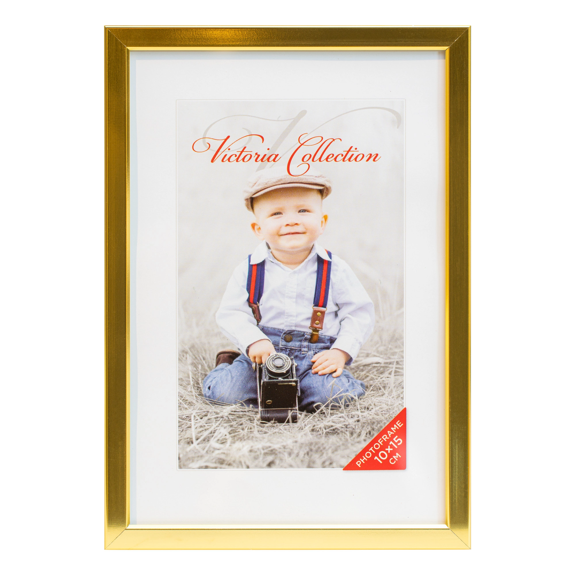 Photo frame Aluminium 10x15  gold 21445