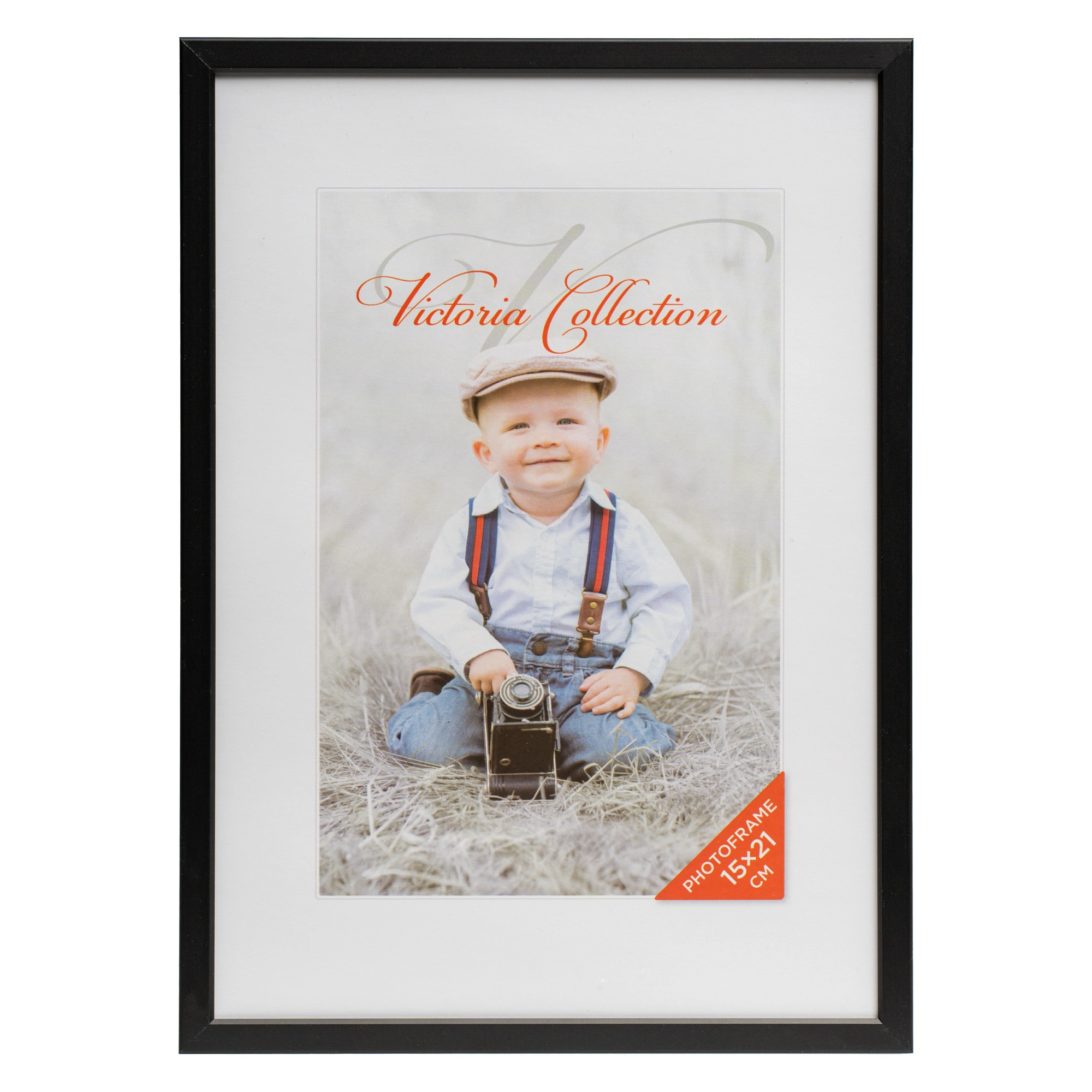Photo frame Aluminium 15x21  black 21450