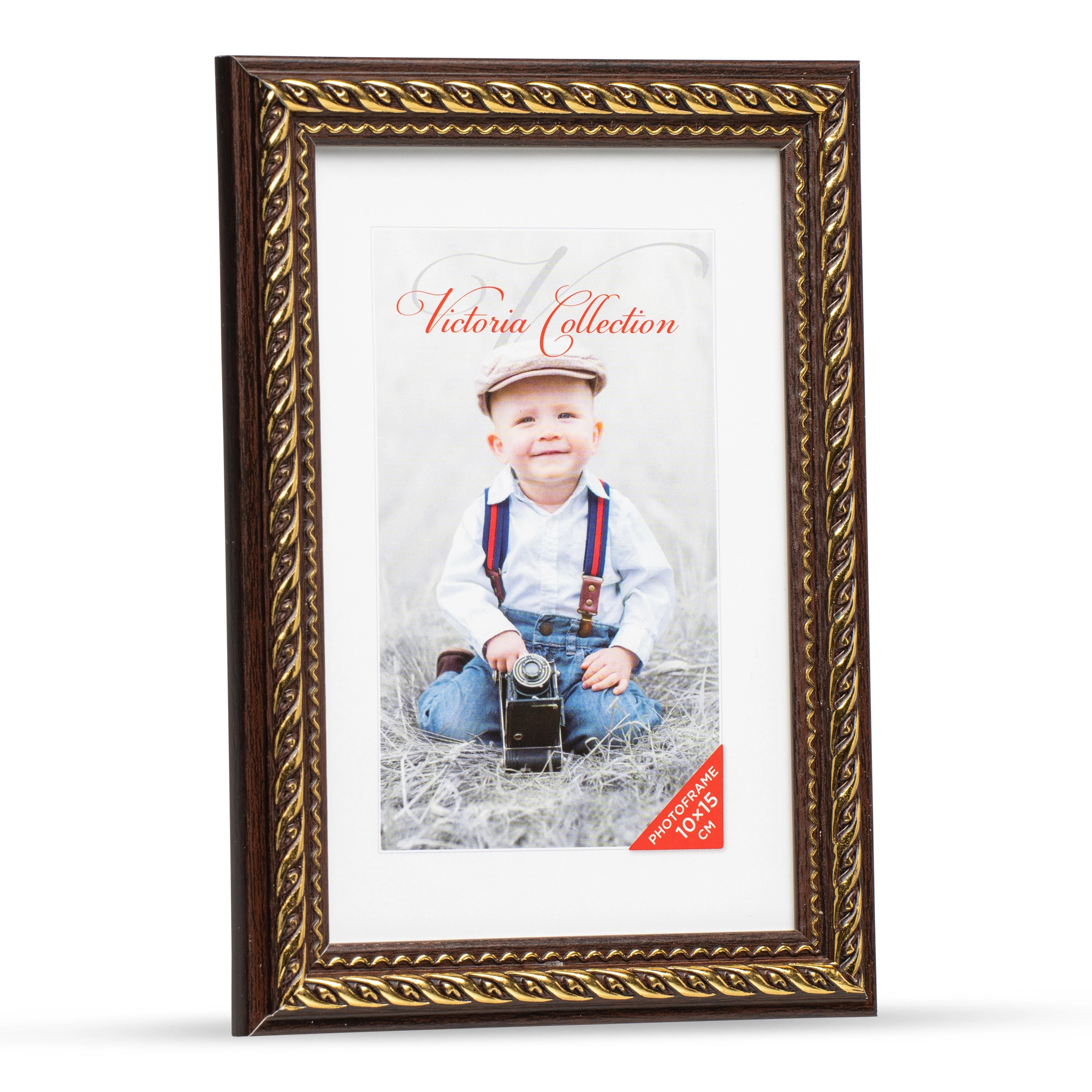 Photo frame Action 4 10x15  black/gold