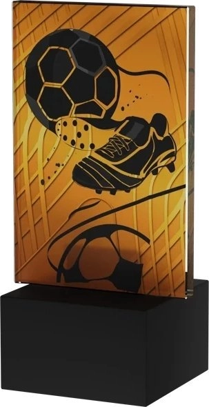 Victoria Sport Monochromatyczne trofeum szklane na
