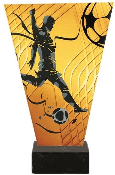 Victoria Sport Monochrome glass trophy on