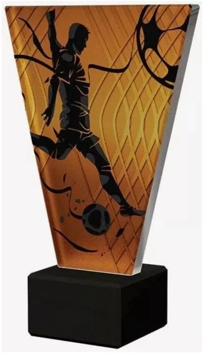 Victoria Sport Monochrome glass trophy on