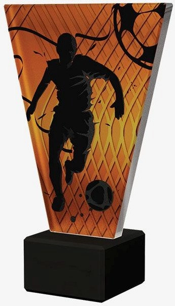 Victoria Sport Monochrome glass trophy on
