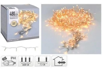 CHRISTMAS LIGHTS CHAIN ​​LIGHTS 480 LED