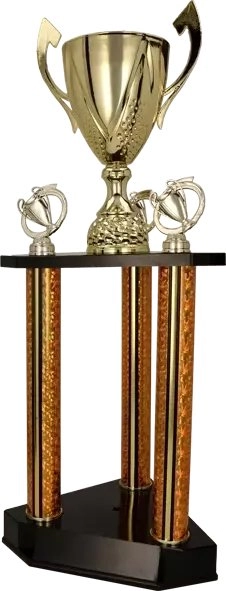 Victoria Sport Double-storied gold metal cup