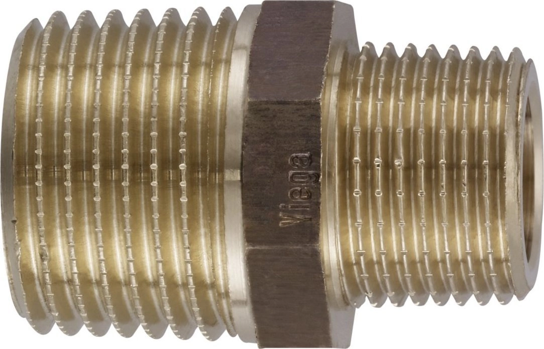 Reducing connector 3/8 x 1/4 brown
