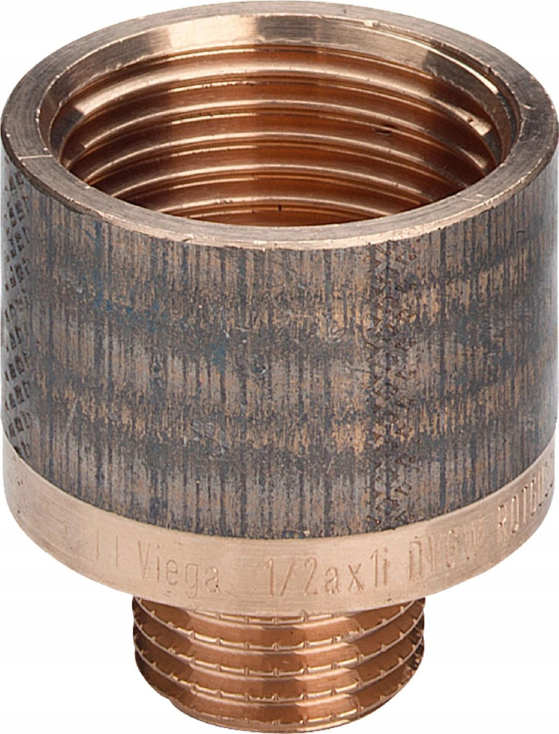 Reducing element 3/8 x 1/2 brown