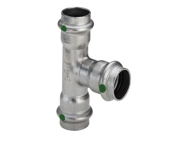 Viega T-piece SANPRESS INOX with SC