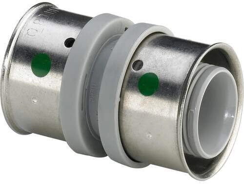 Coupling 25 plastic / gray Pipe
