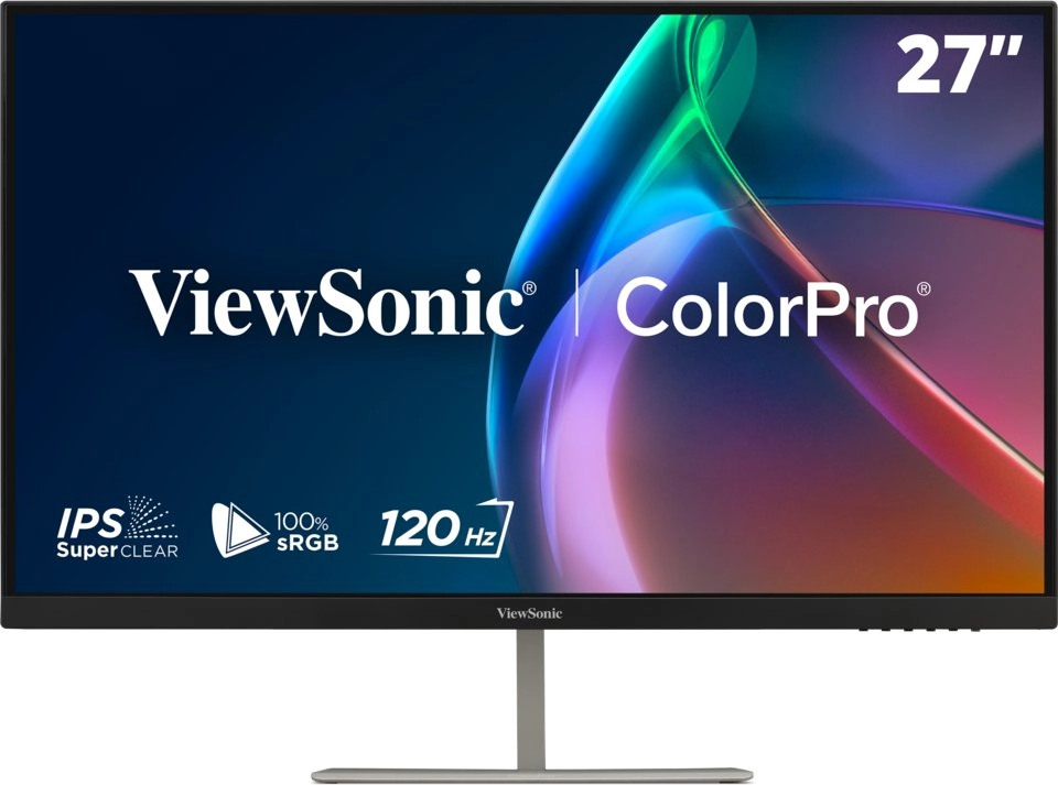 Viewsonic VP Series VP2766-2K monitori 68,6 cm (27") 2560 x 1440 pikseļi Quad HD LED Sudrabs, Melns
