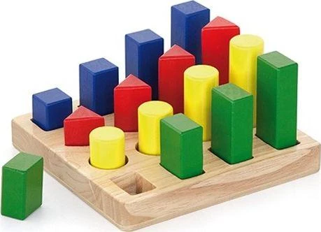Wooden educational blocks  Viga 51367 6934510513672