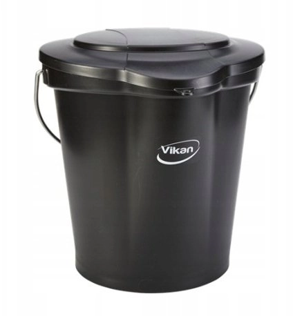 Bucket Vikan Hygiene 12 ltr Black