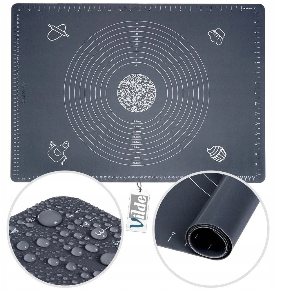 Cake board silicone kitchen mat thick