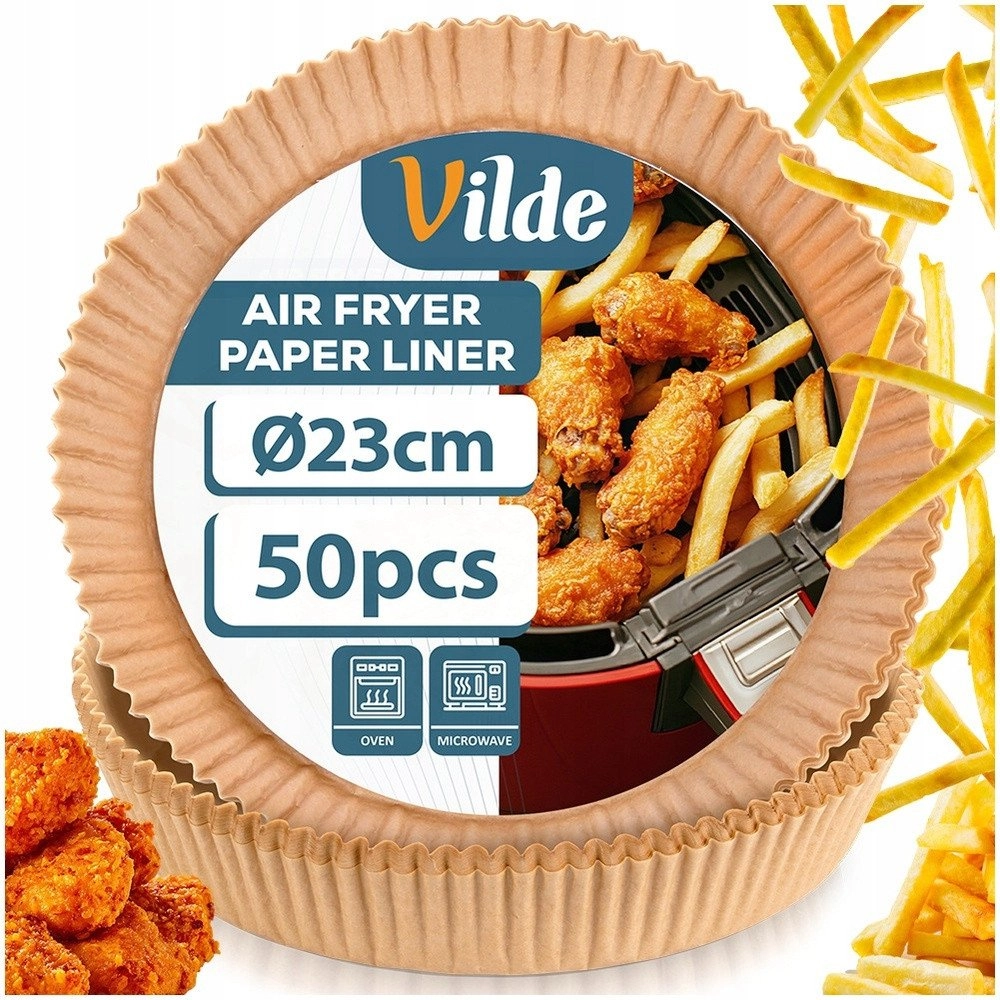 WKŁAD PAPIEROWY DO FRYTOWNICY OKRĄGŁY 23cm