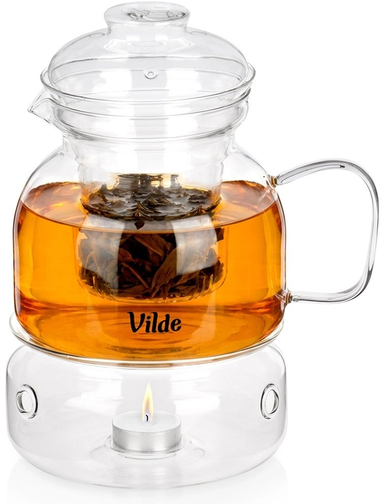 Vilde Glass jug with tea infuser