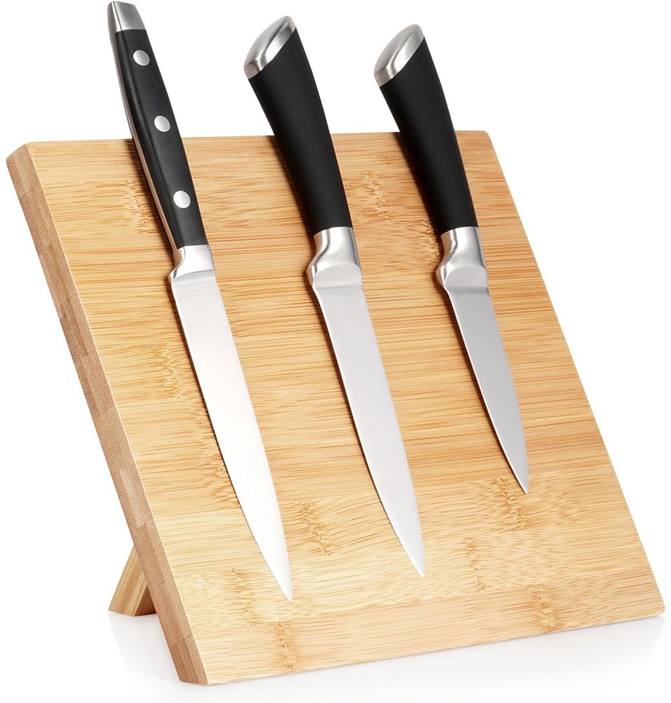 Vilde Magnetic bamboo knife stand 24x21