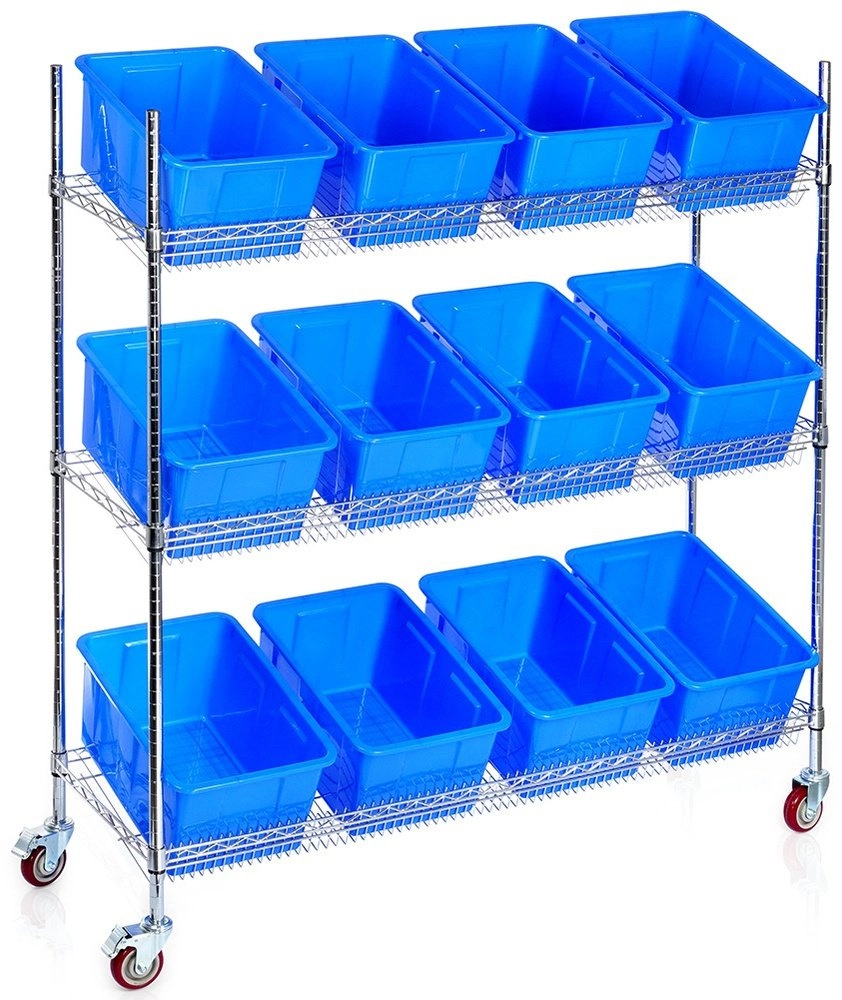 Vilde Warehouse trolley on wheels with