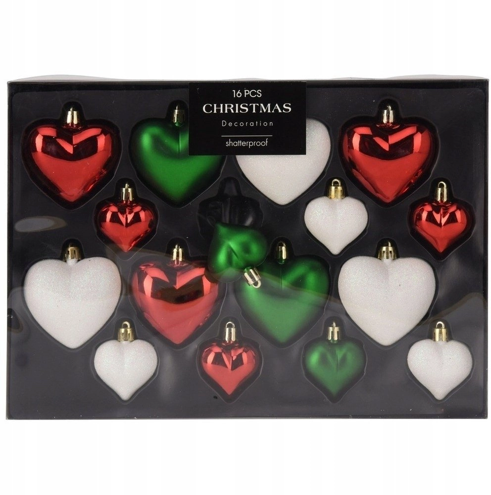 Vilde VILDE Christmas Tree Baubles Hearts
