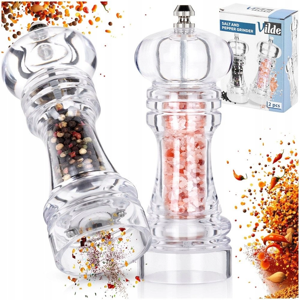 Acrylic pepper and salt grinder 16