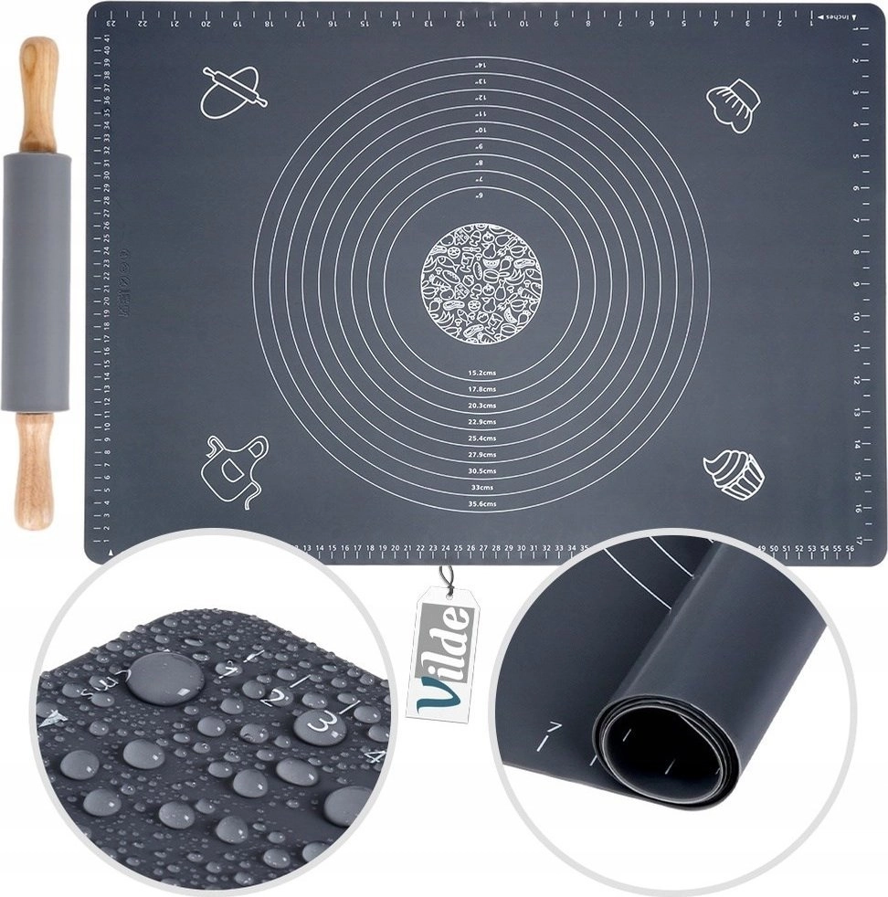Vilde Set Pastry Rolling Pin Silicone