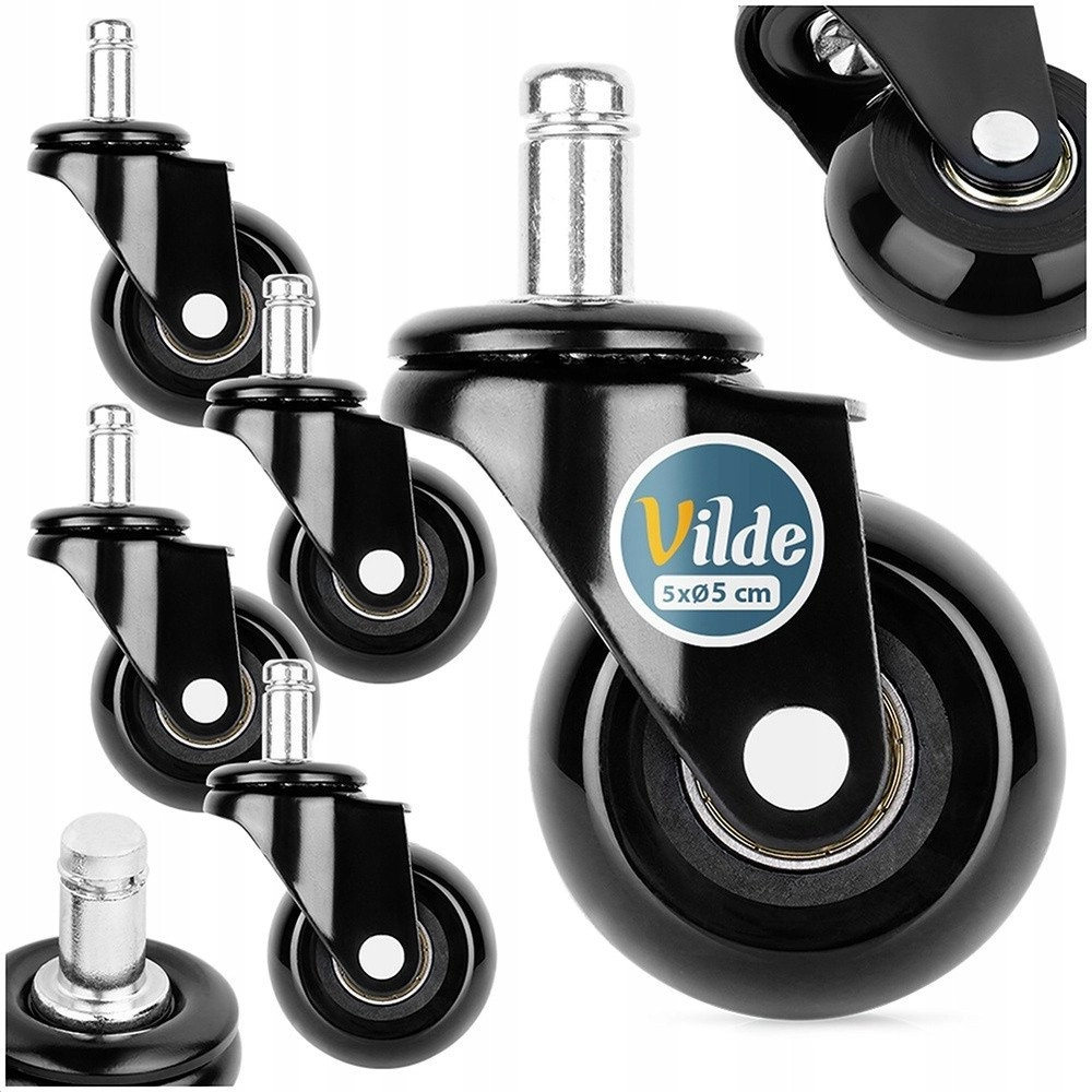 VILDE Swivel Rubber Chair Wheels 5