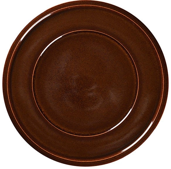 STONE Flat plate 32 cm amber