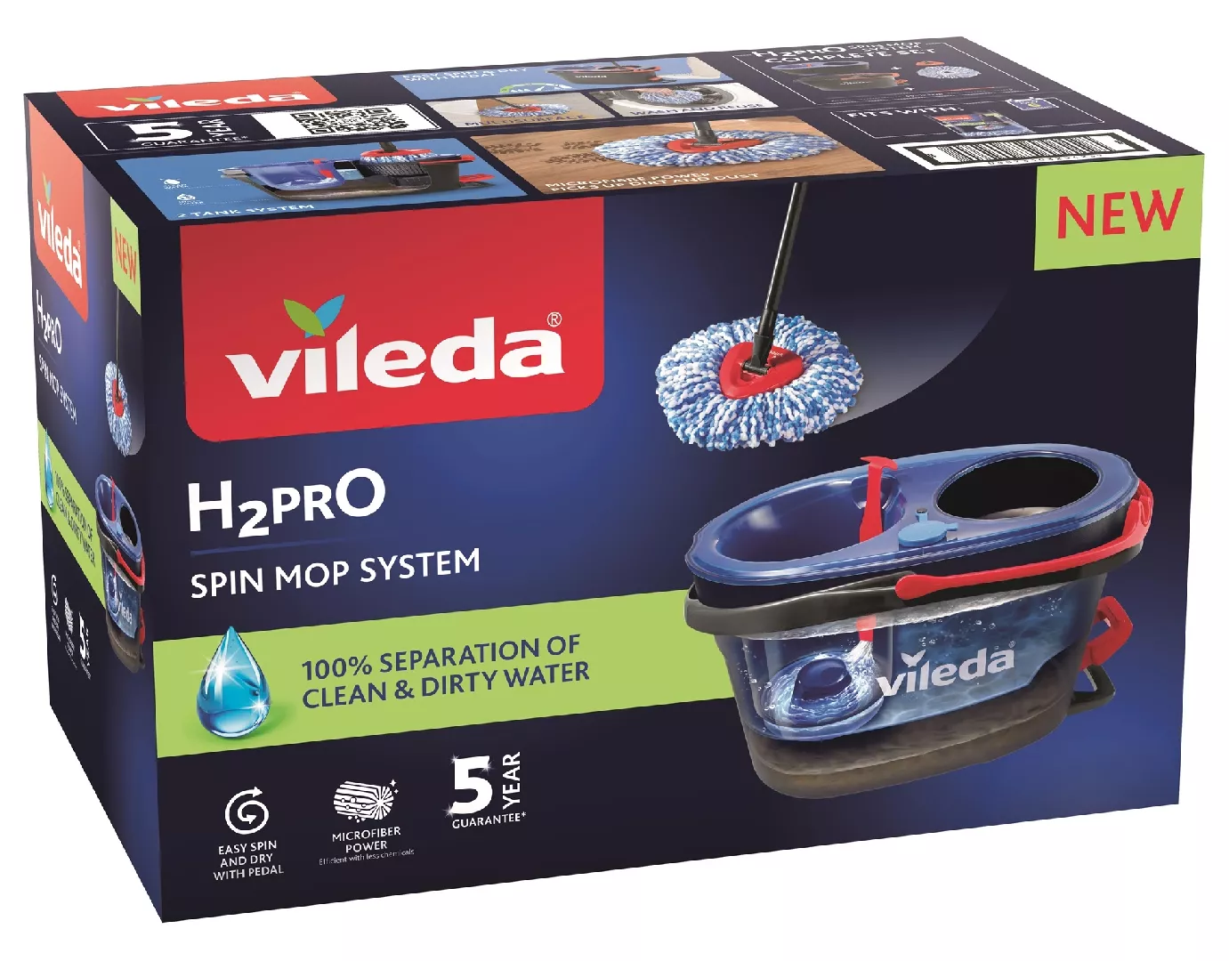 Vileda 4023103254237 mop Microfibre 6000 ml