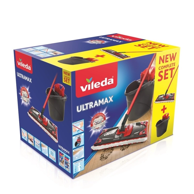 Vileda Ultramax Set mop Drywet Black