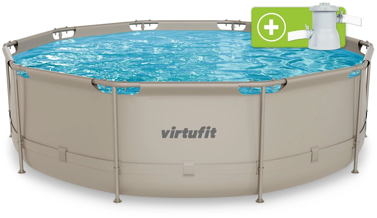 Virtufit VirtuFit framed garden pool 366x100