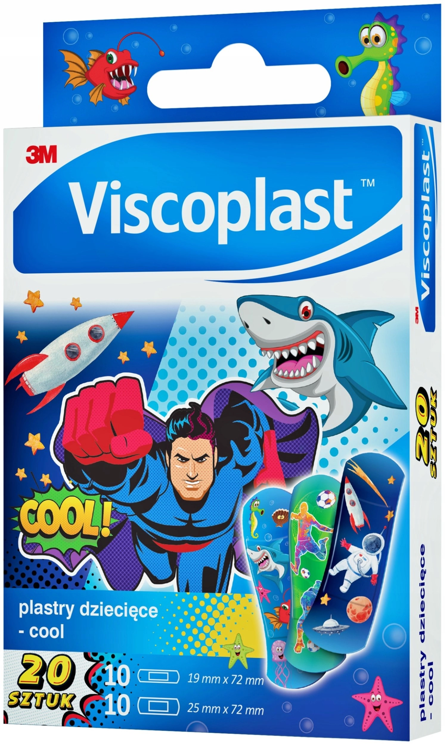 VISCOPLAST Cool children`s patches  2 sizes