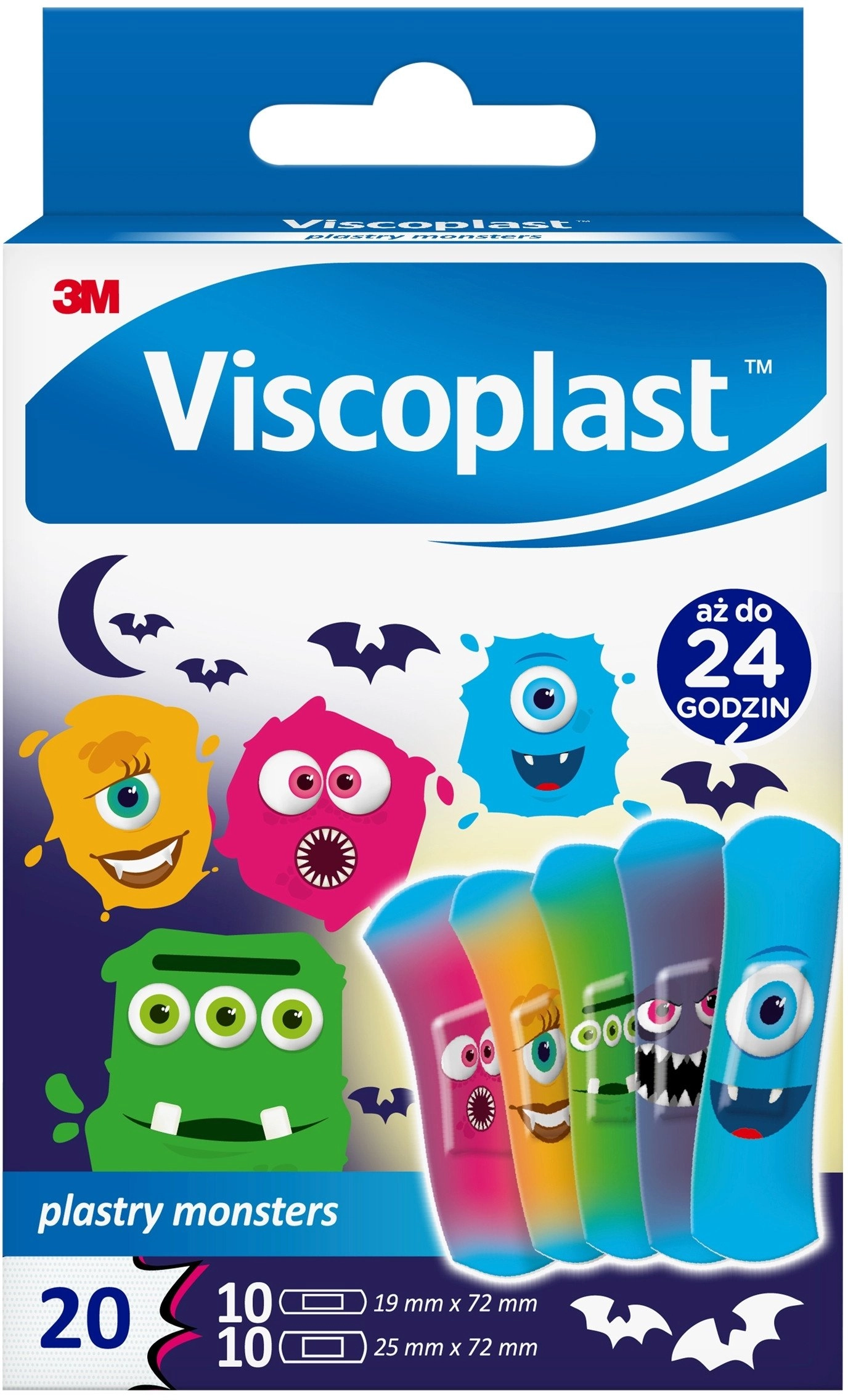 VISCOPLAST Monsters children`s patches  2 sizes