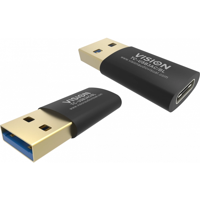Vision TC-USB3AC/BL cable gender changer Black
