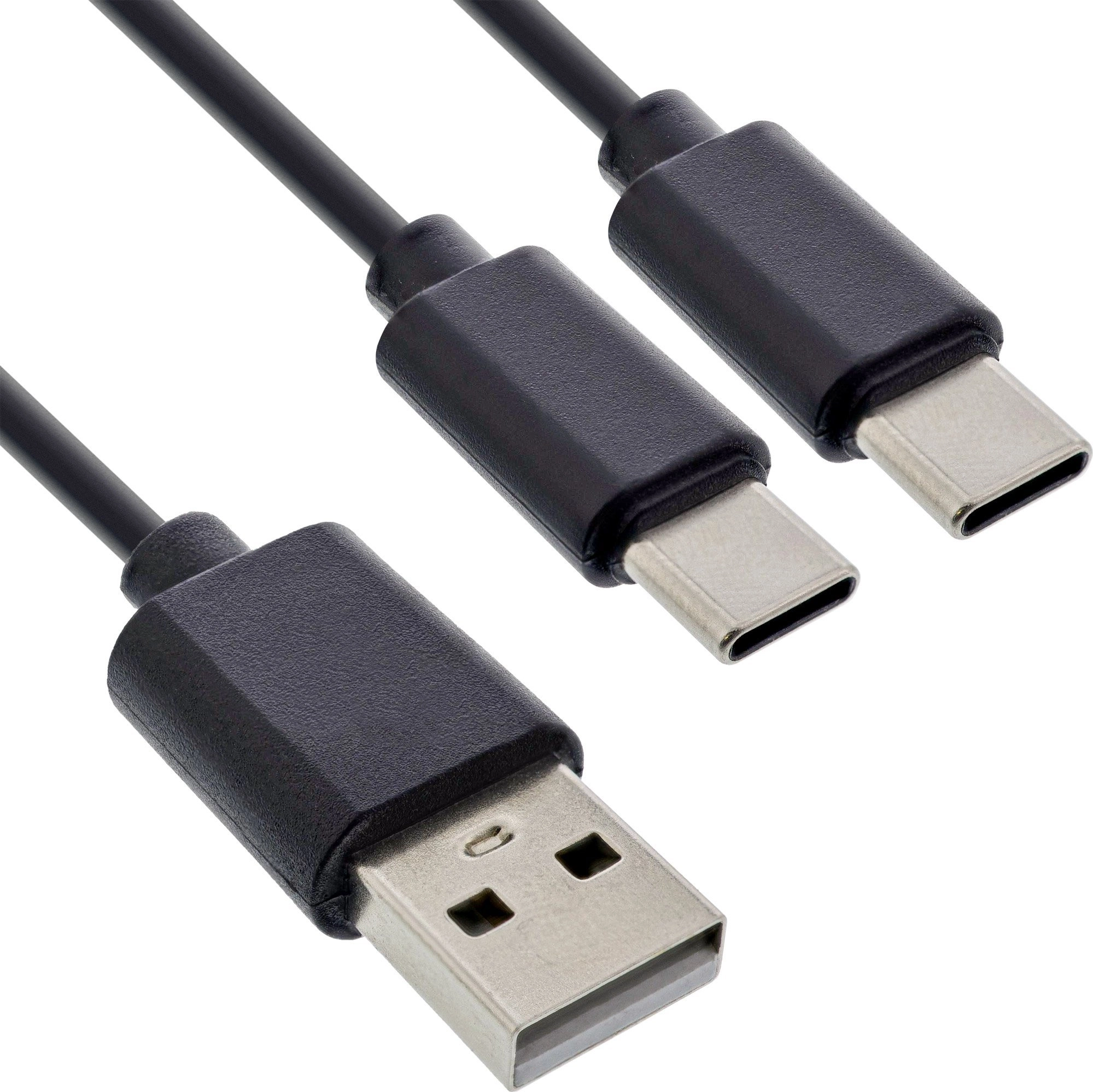 InLine USB 2in1 Y charging cable