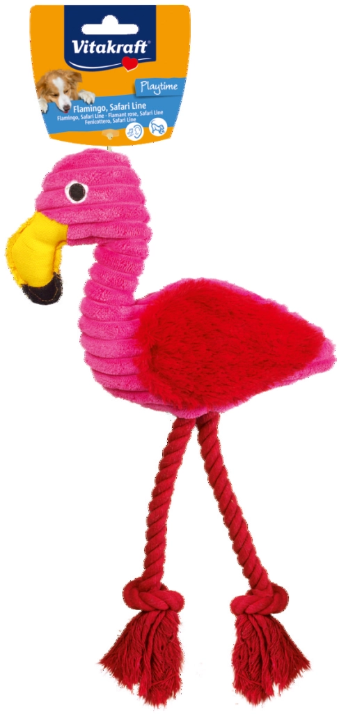 Vitakraft - Safari flamingo toy for