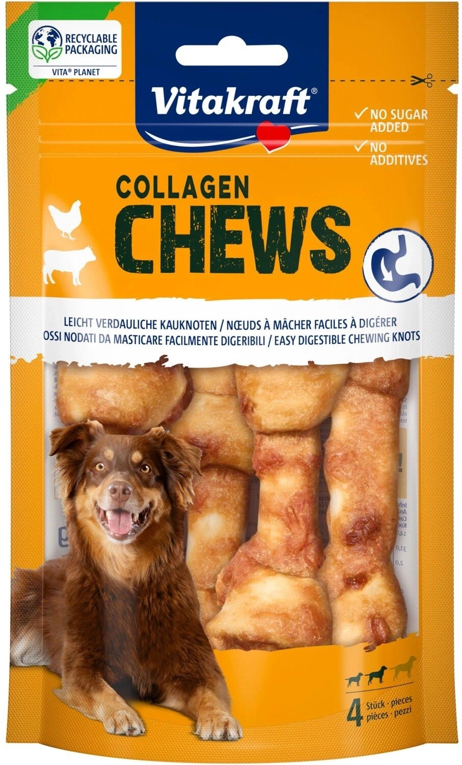 Vitakraft VITAKRAFT PIES COLLAGEN CHEWS węzeł