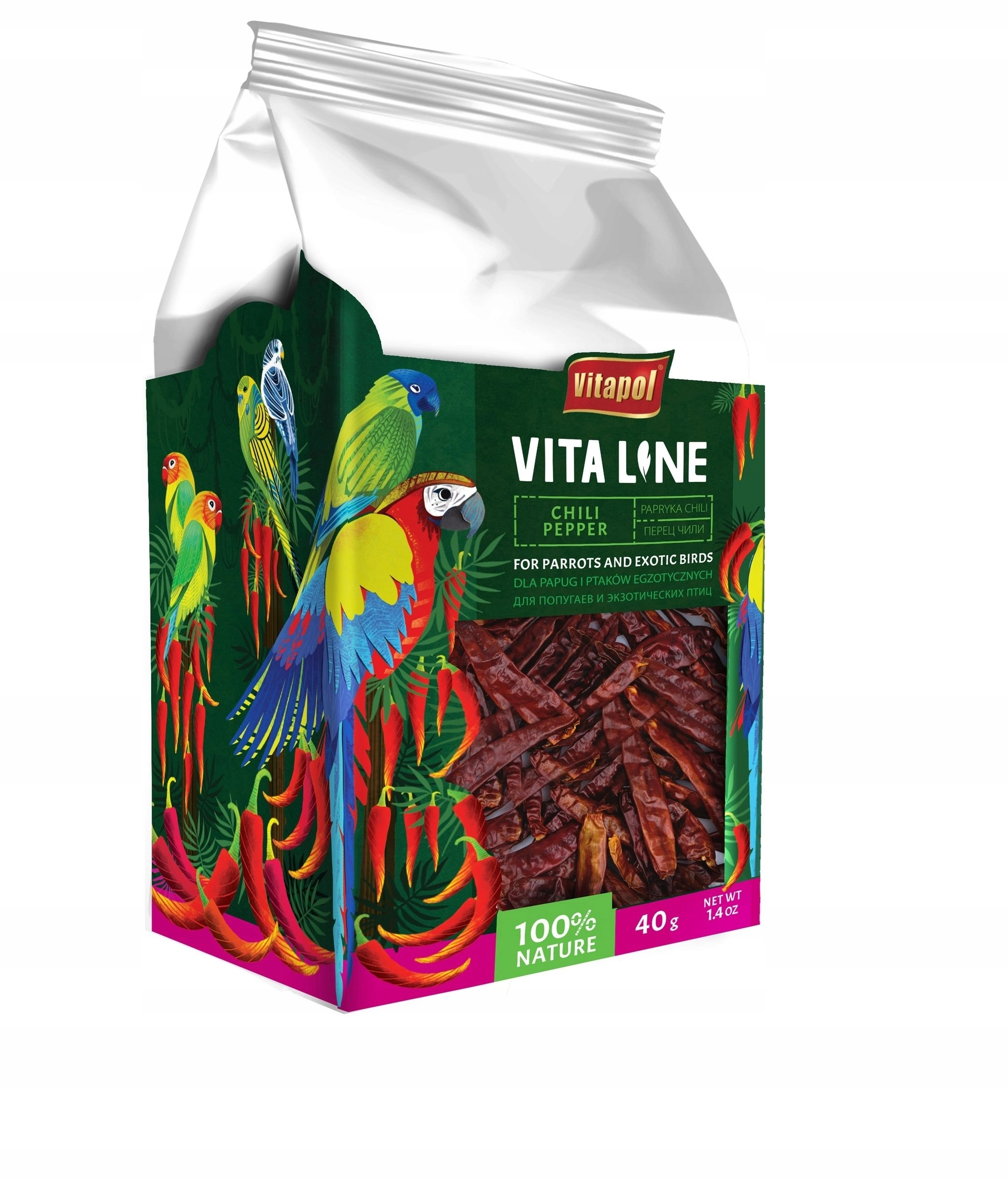 Vitaline Papryka Chili dla papug 40g