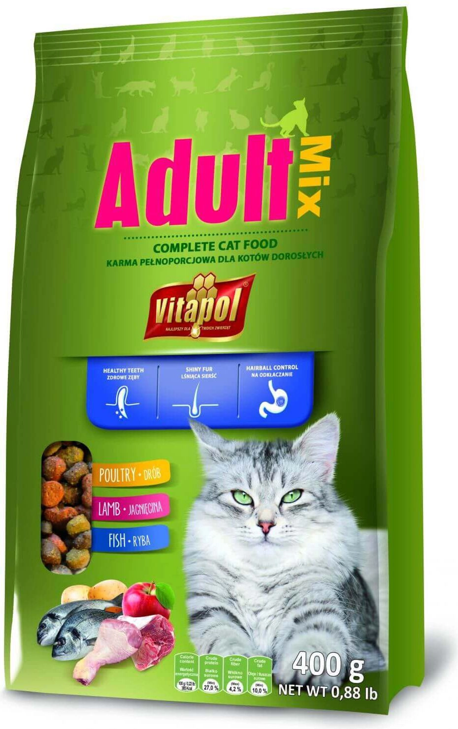 Vitapol Cat Food Adult 10kg ZVP-5032