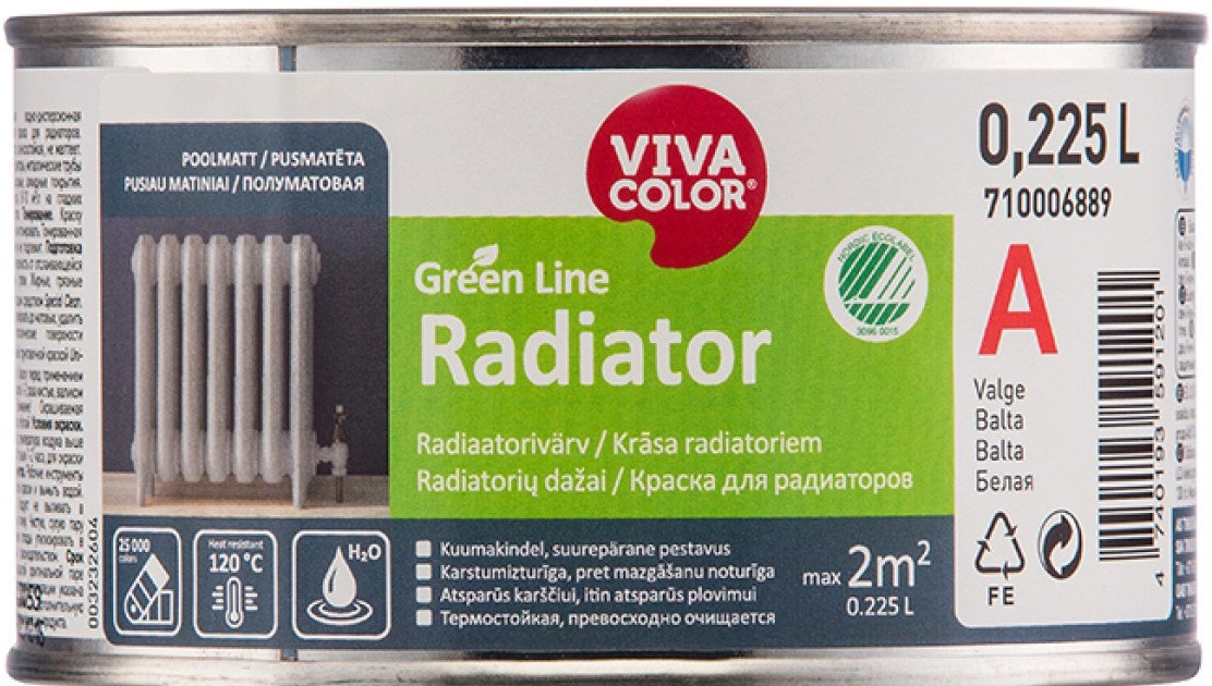 PAINT GREEN LINE RADIATOR A 0